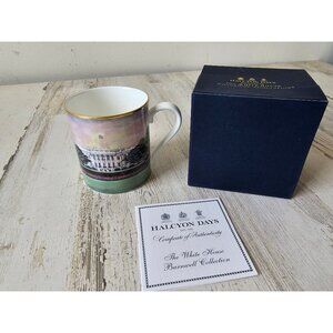 Halcyon White House barnwell cup mug China historical association new